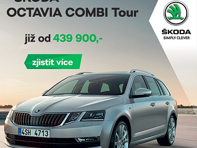 ŠKODA OCTAVIA, OCTAVIA COMBI Tour - nyní již od 439 900 Kč.