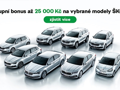 Výkupní bonus za váš stávající vůz na protiúčet