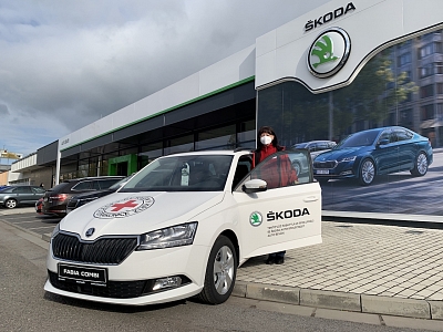 Auto Ševčík předal vůz ŠKODA FABIA Combi organizaci ČČK Strakonice